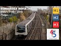 45 De Ani De Metrou Bombardier Movia 346 BM21 1115 2115 Praga în Haine Festive M1 M2 M3