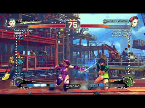 SSF4 AE 2012: DarkMagicSlayer (Sakura) vs trampsintrouble (Cammy)