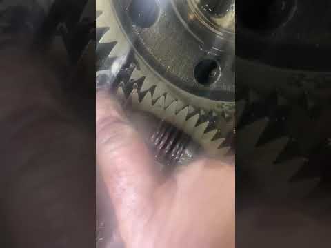 Cummins ISX X15 leaking oil timing gear cover removal tutorial
