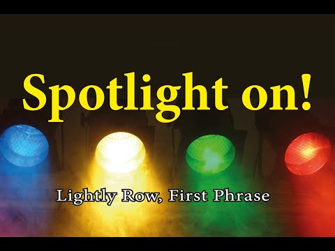 Spotlight on! Rotating attention on "Lightly Row"