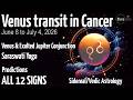 Venus Transit In Cancer 2026 All 12 Signs Predictions Vedic Astrology