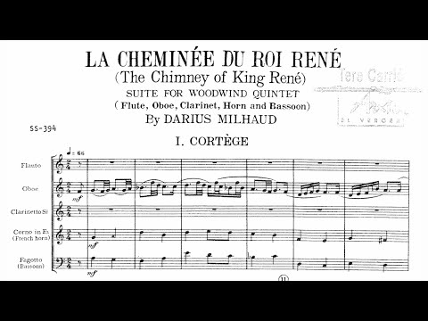 Darius Milhaud: Suite "La cheminée du roi René," Op. 205 (1939)