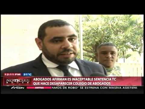 Abogados rechazan sentencia que declara inconstitucional su gremio