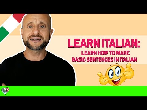 How to Make Italian Sentences - Building Sentences in Italian for Beginners (Simple!)