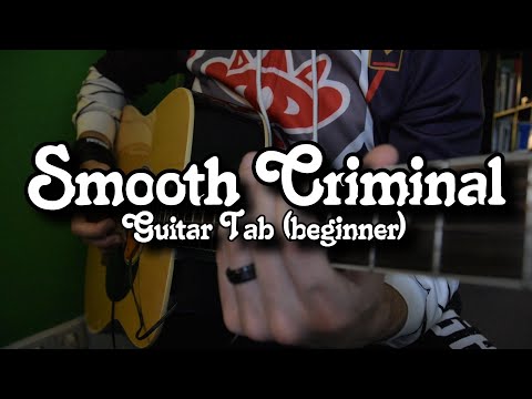 Smooth Criminal - easy Guitar Tab