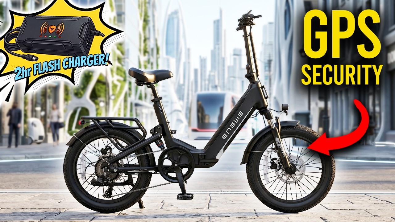 2HR Fast Charge, Full Suspension, GPS Security: Engwe L20 3.0