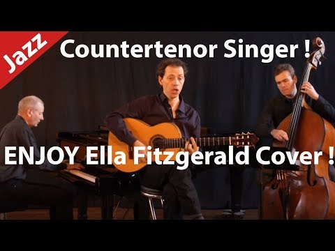 Ella  Fitzgerald Cover."Time After Time".Countertenor Singer, Guitar,bass Piano.Hurryken Production Video