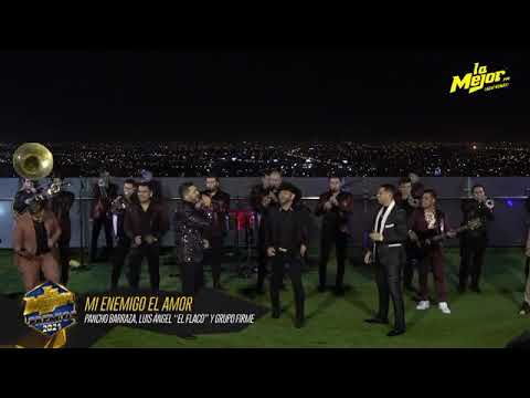 Mi Enemigo El Amor-Pancho Barraza ft.eduin caz y Luis Angel "El Flaco"En Vivo
