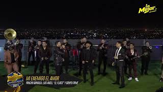 Mi Enemigo El Amor-Pancho Barraza ft.eduin caz y Luis Angel "El Flaco"En Vivo