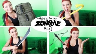 WHAT&#39;S IN MY ZOMBIE BAG?