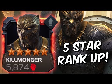 5 Star Killmonger Rank Up & Gameplay! - Marvel Contest Of Champions