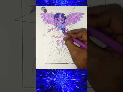 Really Beautiful,,,Twilight Sparkle With An Elegant Dress #shorts #short #mylittlepony #mlp #pony