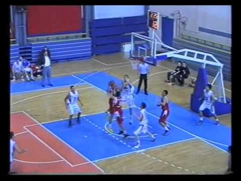 Marko Stojadinovic (white jersey #16, BC Beograd)  Vs  BC Napredak