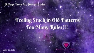 A Page From My Journal | Too Many Rules!!