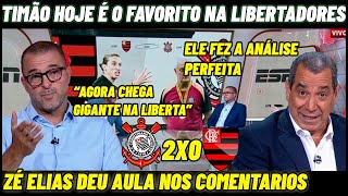 ZÉ ELIAS E ZINHO FOI CIRURGICO NA ANÁLISE DO TITULO DO CORINTHIANS DA SUPERCOPA EM CIMA DO FLAMENGO