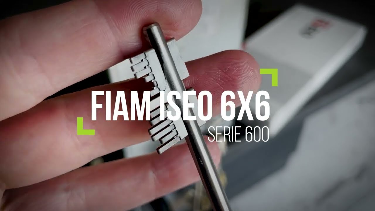 FIAM SERIE 600 - Fiam Iseo 6x6 - opening with  LuckyDecoder