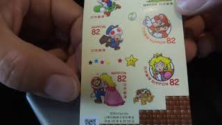 Super Mario Stamps At The Japan Post Office