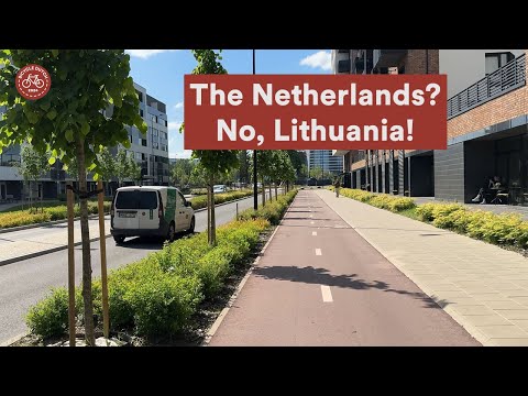 Vilnius, Lithuania is improving the city for cycling and walking