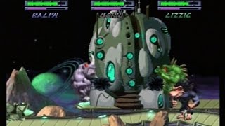 RAMPAGE THROUGH TIME - 2 PLAYER (PLAYSTATION)