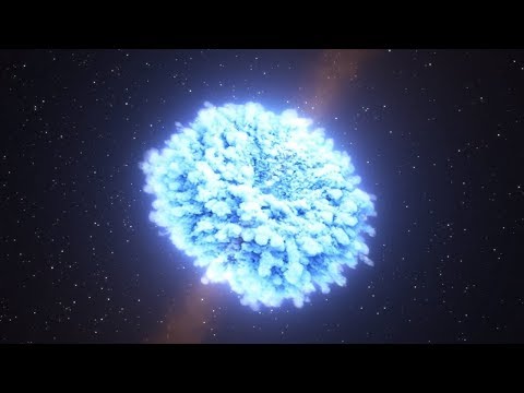 Amazing Video: First detection of gravitational waves produced by colliding neutron stars