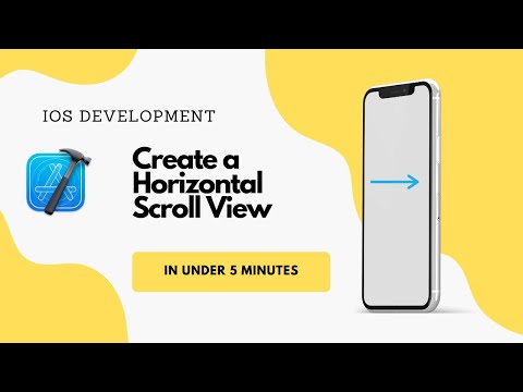 How to Create a Horizontal Scroll View in Xcode