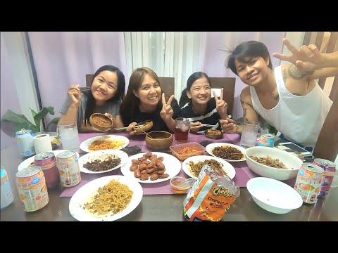 EP279-P2 - Tres Marites with Harabas Korean Noodles Mukbang | Mrs. Harabas