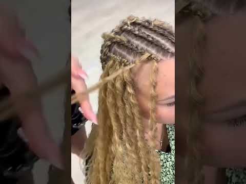 gaya rambut yang rumit tapi menarik