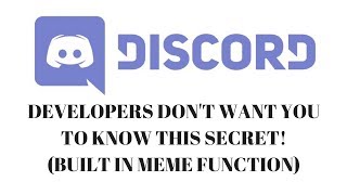 HIDDEN DISCORD FUNCTION #1 /TENOR BUILT IN MEMES