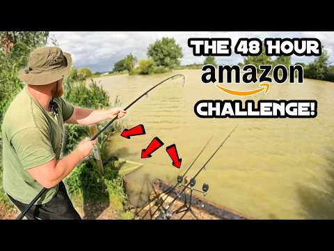 The CHEAPEST CARP FISHING Set On AMAZON vs BIG FISH!