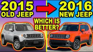 Jeep Renegade: 2015 vs. 2016