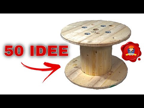 💡 50 FANTASTICHE IDEE Con BOBINE In LEGNO💡