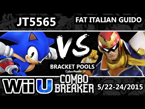 Combo Breaker - JT5565 (Sonic) Vs. Fat Italian Guido (Captain Falcon) SSB4 Pools WS - Smash Wii U