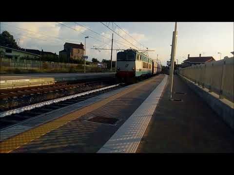 E655 047 con cemento sulla tradotta robilante trino vercellese,composizione insolita