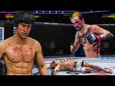 BRUCE LEE VS SEAN O MALLEY 😱🔥*INSANE* (EA SPORTS UFC 4) | UFC KNOCKOUTS | BRUCE LEE ONE INCH PUNCH