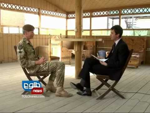 TOLOnews Interview with Isaf Deputy Commander Lt. Gen. Adrian Bradshaw/ گفتگوی ویژه