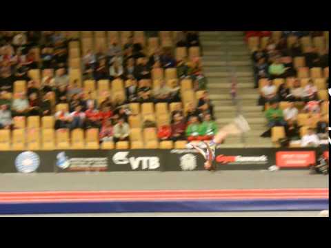 UKR Olena Orlova Prelim 2nd Pass 2015 World Champs Tumbling