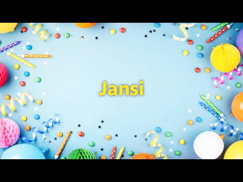 Happy Birthday to Jansi  - Birthday Wish From Birthday Bash