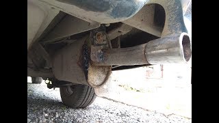 Глушитель от Audi на Волгу