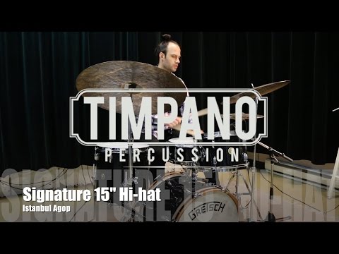 Istanbul Agop Signature 15" Hi-hat played by Mark Nelson
