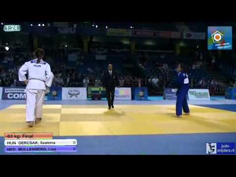 Judo 2013 European Championships U18 Tallinn: Gercsak (HUN) - Mullenberg (NED) [-63kg] final