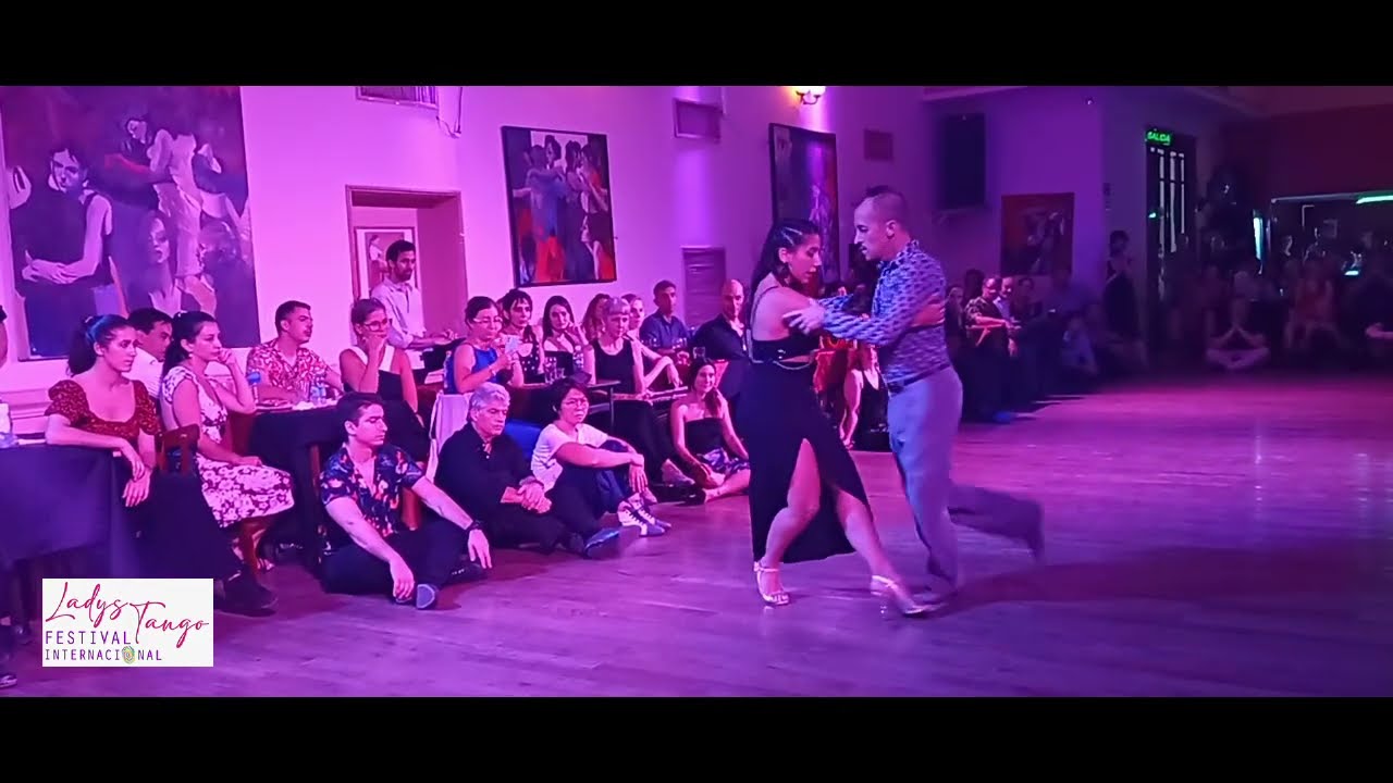 Fatima Caracoch y Guillermo Cerneaz - Ladys Tango 2023 en la milonga Viva La Pepa