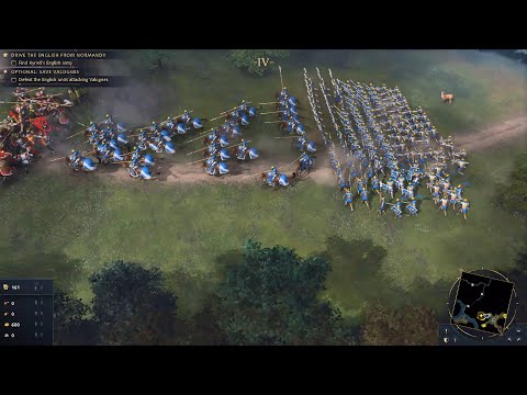 AGE OF EMPIRES IV | French Final Campaign | THE BATTLE OF FORMIGNY: 1450 | Cinematic War Scenes