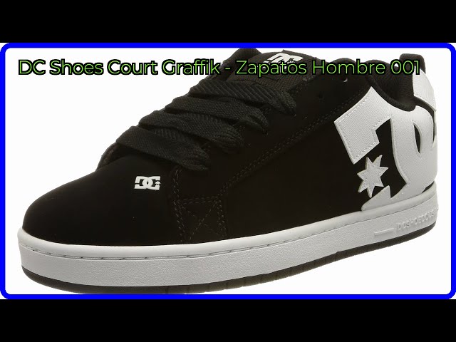 Vídeo relacionado con DC Shoes Zapatillas de Piel para niños, Blanco, Negro y Rojo., 35 EU