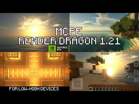 Ultra Realistic Shaders for Minecraft PE 1.21+ (Free, No Lag + Render Dragon | RTX-Like)