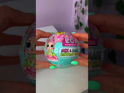 [ASMR] UNBOXING A *NEW* L.O.L MIX AND MAKE BIRTHDAY CAKE CAPSULE!!😱🎂🎀✨ (MUST SEE!!🫢)  #Shorts