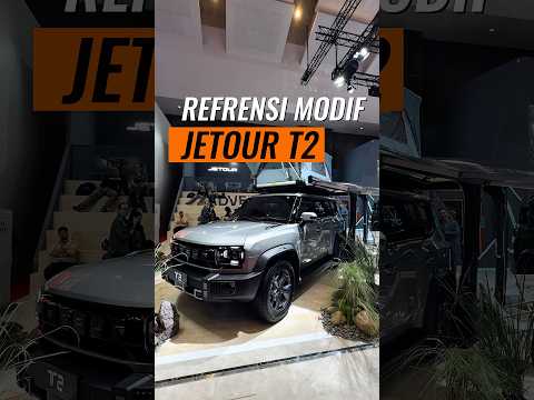 Harga Jetour T2 masih sama. Pamer 2 modifikasinya di IIMS 2026.