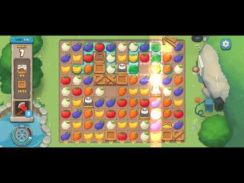 [Gameplay] We Bare Bears Match3 - Level 116 (No Boosters)