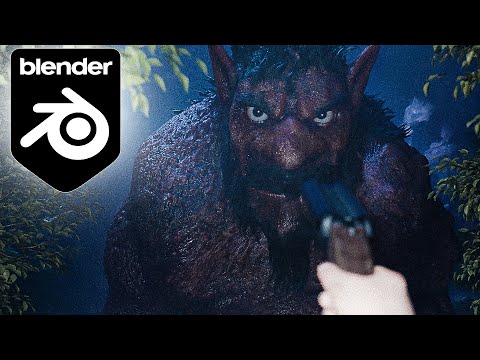 Man VS Troll (Clip) - Blender animation
