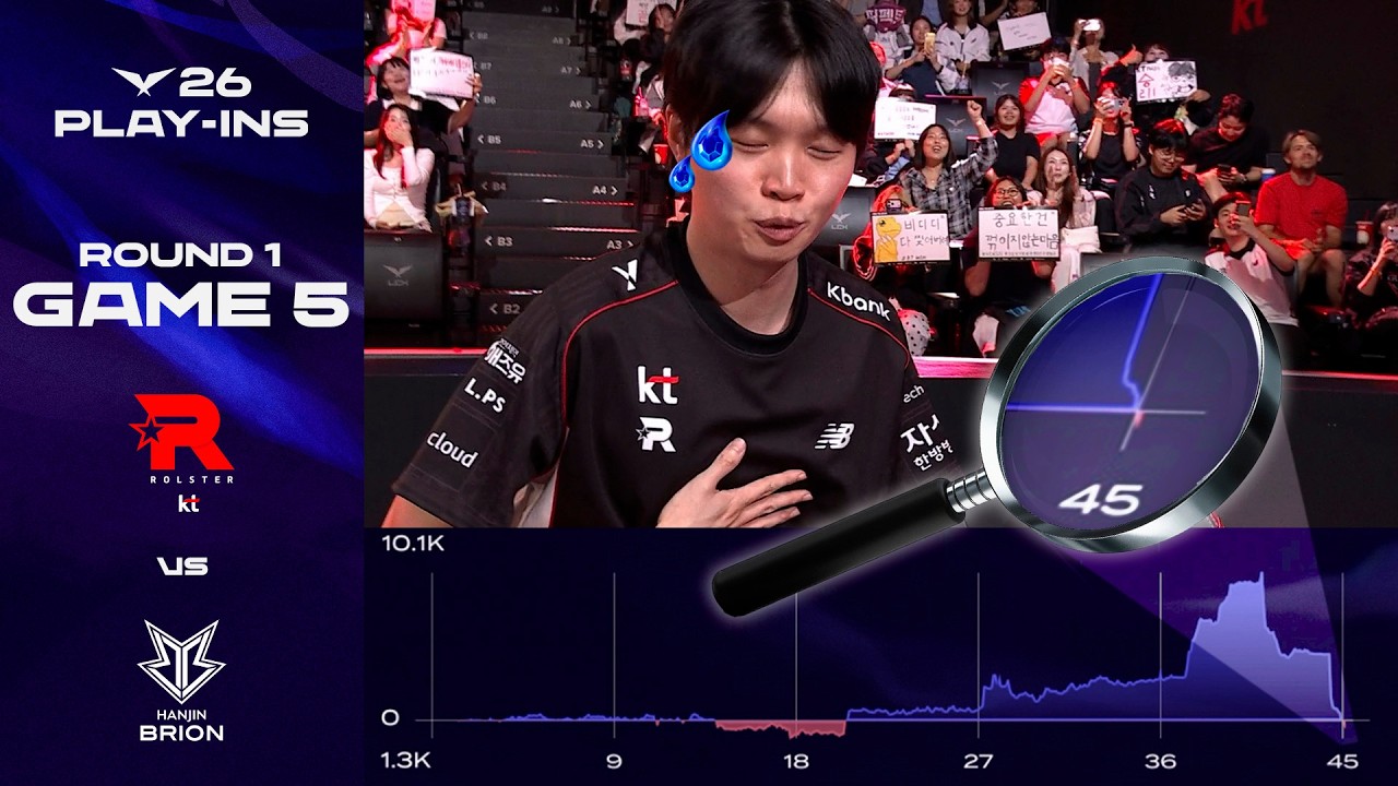 휴~ | KT vs BRO 게임 5 하이라이트 | 2026 LCK 플레이-인
