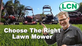 How To Choose The Right Lawn Mower for Your Yard | Lawn Mowe